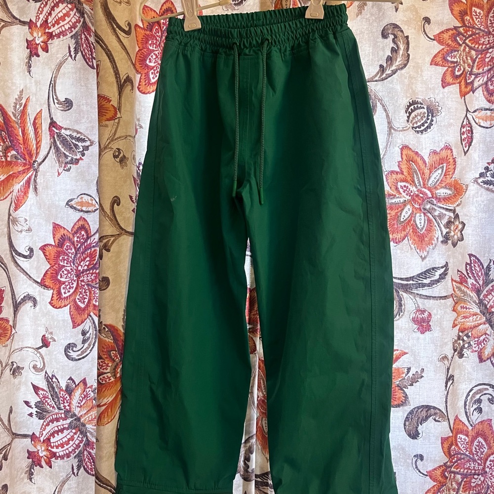 Green Kids Casual Pants